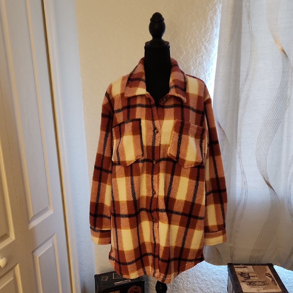 Plaid Jacket Size (L)